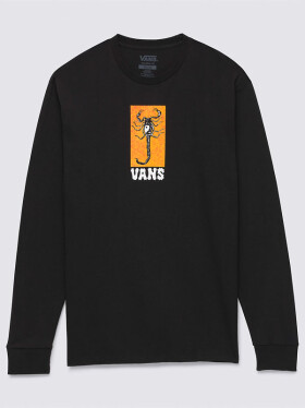 Vans YING TANG SCORPION black pánské tričko s dlouhým rukávem - S