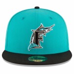 New Era Pánská kšiltovka Miami Marlins MLB Florida Marlins 1997 World Series Cooperstown 59FIFTY Fitted Teal Velikost: 7 5/8