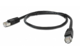 Gembird FTP CAT6 1m / patch kabel / stíněný s ochranou / černá (PP6-1M/BK)