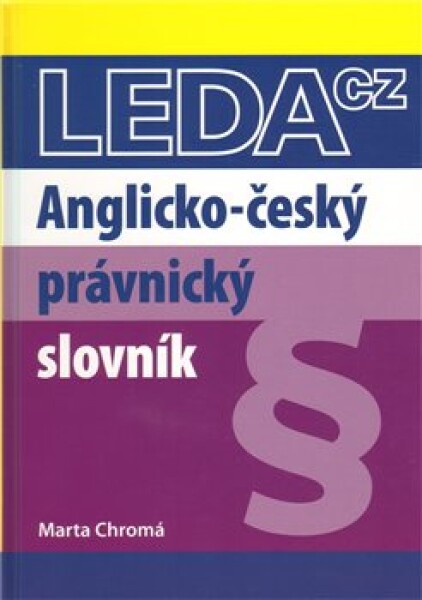 Anglicko-český právnický slovník