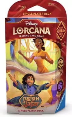 Disney Lorcana: Reign of Jafar - Amber Amethyst Starter Deck (Tiana Bruno)