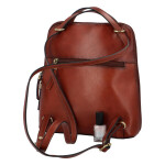 Luxusní kožený kabelko batoh 2 v 1 Katana deluxe, hnědý