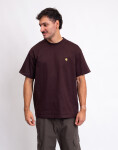 Tričko Carhartt WIP S/S Chase T-Shirt Palisander/Gold