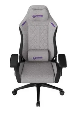 Lorgar CHA41 šedá / Herní židle / ergonomická / prošívaná látka odolná skvrnám (LRG-CHA41-GY)