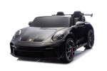 Mamido Elektrické autíčko Porsche 911 GT3 XXL | 24V14Ah | 4x200W | Pro 2 děti | Lakované černé
