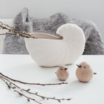 Novoform Dřevěný ptáček Baby Sparrow Natural Oak, přírodní barva, dřevo