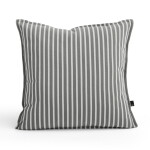 HAY Venkovní polštář Terrazza Grey Bold Stripe 50 × 50 cm, šedá barva, textil