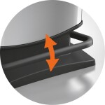 ROTHO Odpadkový koš PASO 40L - KARBON