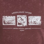 Bushman Pánské tričko Dalvik, burgundy XXXXL