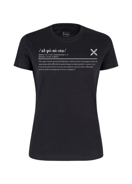 MONTURA Alpinist T-Shirt Woman, Black/White velikost: S