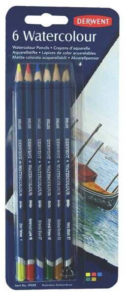 Derwent Watercolour Pencil sada 6 ks blistr