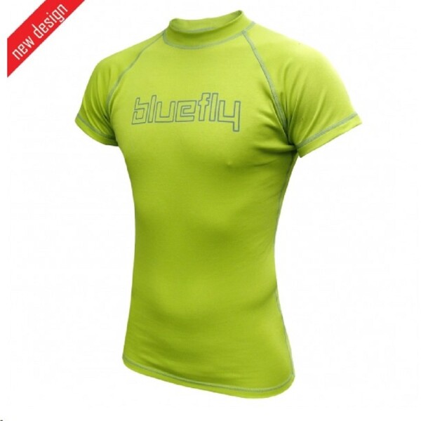 Triko BLUE FLY PRO funkční s krátkým rukávem zelené 2XL - zelené
