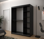 Šatní skříň Abi Jodelka 1 Barva korpusu: Dub artisan, Rozměry: 100 cm, Dveře: Bílá mat