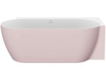 RAVAK - Freedom Corner II Tec Vana 175x86 cm, pravá, Alabaster Pink/bílá CC81600000