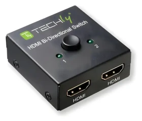 Techly 108606 černá / HDMI přepínač / obousměrný 2x1 / 4K 60Hz (108606)