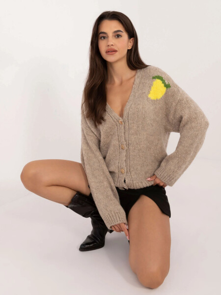 Jumper MI SW 2108.92 béžový jedna velikost