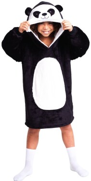 Cozy Noxxiez mikinová deka pro děti 7-12 let - Panda