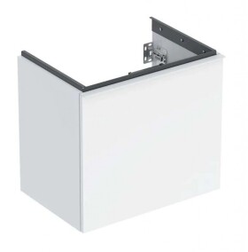 GEBERIT - Acanto Umyvadlová skříňka, 60x54x42 cm, 2 zásuvky, lesklá bílá 503.008.01.1