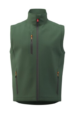 Pánská zateplená softshellová vesta Payper CREEK VEST PAD Barva: Vojenská zelená/ Zelená, Velikost: L (S00770048907050L)