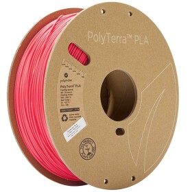 Polymaker 70905 PolyTerra vlákno pro 3D tiskárny PLA plast Nižší obsah plastů 1.75 mm 1000 g růžová 1 ks