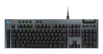 Logitech G915 X černá / Herní klávesnice / kabelová / GL mechanické spínače / LIGHTSYNC RGB / DE (920-012938)