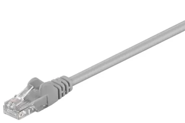 Goobay 68362 CAT 5e šedá / Patch kabel / U/UTP / 20 m (68362)