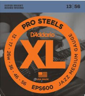 D'Addario EPS600 Pro Steels Jazz Medium - .013 - .056