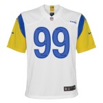 Nike Dětský dres Los Angeles Rams NFL Aaron Donald #99 Alternate Football Bílá (YOUTH)