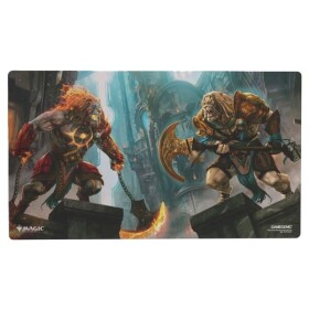 Herní podložka Shiny Playmat Magic: The Gathering Reality Fracture - Ajani, Path of Vengeance a Ajani, Counterattack Leader