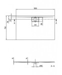 VILLEROY & BOCH - Architectura MetalRim Sprchová vanička, 75x120 cm, VilboGrip, alpská bílá UDA1275ARA215GV-01