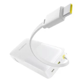 Baseus Bipow 2 20000mAh 20W bílá / Powerbanka / USB-A / USB-C (P10077101213-01)