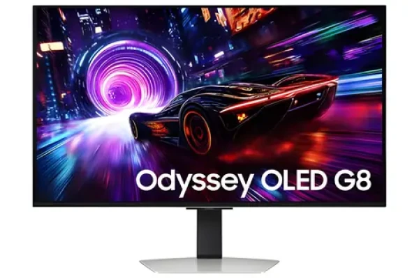 32" Samsung Odyssey S32FG814SU stříbrná / Monitor / QD-OLED / 3840x2160 / 240Hz / 0,03ms / HDMI + DP / VESA (LS32FG814SUXEN)