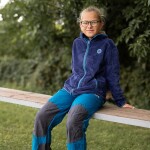 Mikina chlapecká chlupatá se stojáčkem, Pidilidi, PD1139-35, tmavě modrá - 86/92 | 18-24m