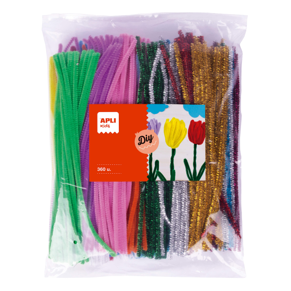 APLI modelovací drátky, Jumbo pack, 360 ks, mix barev
