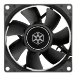SilverStone FN80 černá / 80mm / Hydraulic Bearing / 22.9 dB @ 2000 RPM / 27.81 CFM / 3-Pin (SST-FN80B)