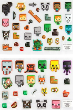 Samolepky Minecraft 3D - EPEE