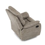 TV a relaxační křeslo s manuálním ovládáním, potah lanýžová látka v dekoru vintage