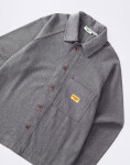 Service Works Flannel FOH Jacket Charcoal XL