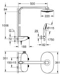 GROHE - Rainshower SmartControl Sprchový set Duo 360 s termostatem, 2 proudy, chrom 26250000