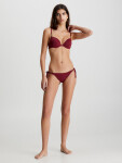 Dámská plavková podprsenka bikini KW0KW02278 XN0 bordó - Calvin Klein 85D