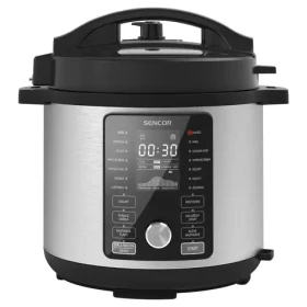 SENCOR SPR 6600SS-CZE2 / Elektrický tlakový hrnec / 1000W / 17 programů / 5.6L (8590669371280)