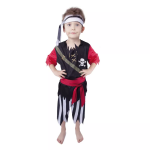 Ptakoviny.cz Dětský kostým Pirát se šátkem Velikost: 7-9 roků