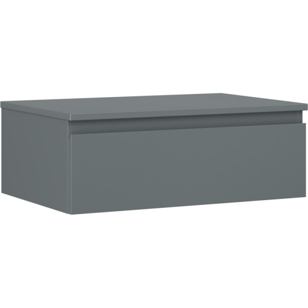 MEXEN/S - Orio koupelnová skříňka pod umyvadlo 70 cm s deskou, 1 šuplík, grafit mat 91A10-07023-1-BFC66