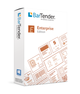BarTender Enterprise: multiuživatelská licence pro aplikaci + licence pro 5 tiskáren + 1 rok předplacené údržby a podpory