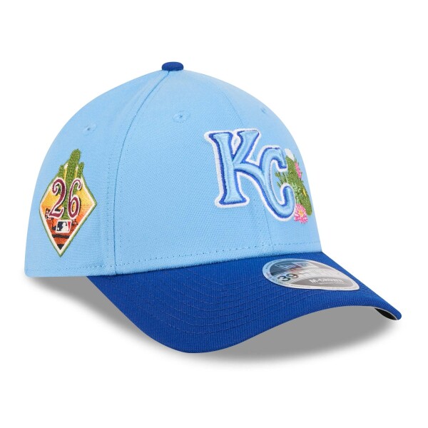 New Era Pánská kšiltovka Kansas City Royals MLB 2026 Spring Training 39THIRTY M-Crown Flex Velikost: S/M