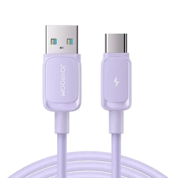 Joyroom S-AC027A14 Nabíjecí kabel USB-A (M) - USB-C (M) 3A 1.2m fialová (S-AC027A14 1.2m-Purp)