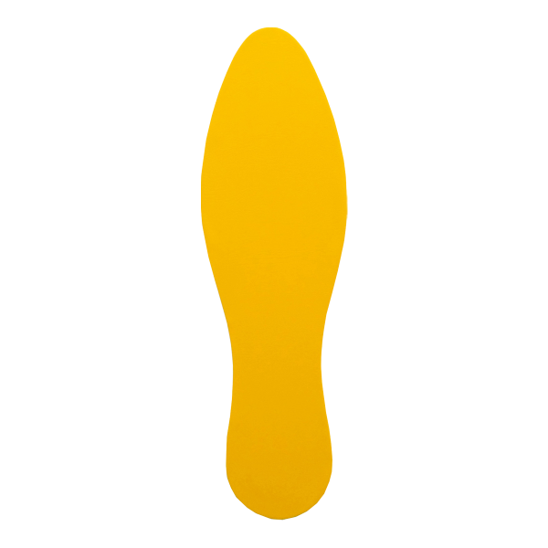 Djois podlahové samolepicí značení - tvar stopa, 28 x 8,4 cm, žlutá, 1 ks