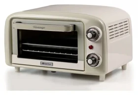 Ariete Vintage béžová / Elektrická trouba / 800 W / 10 l / až 230°C / 60 min časovač / gril + plech (00C391903AR0)