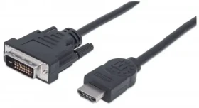 Manhattan kabel pro monitory HDMI-DVI-D 1.8m / dual link (372503)