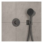 HANSGROHE - ShowerSelect Comfort Termostatická baterie pod omítku, pro 2 spotřebiče, kartáčovaný černý chrom 15556340